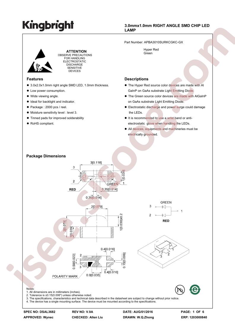 APBA3010SURKCGKC-GX