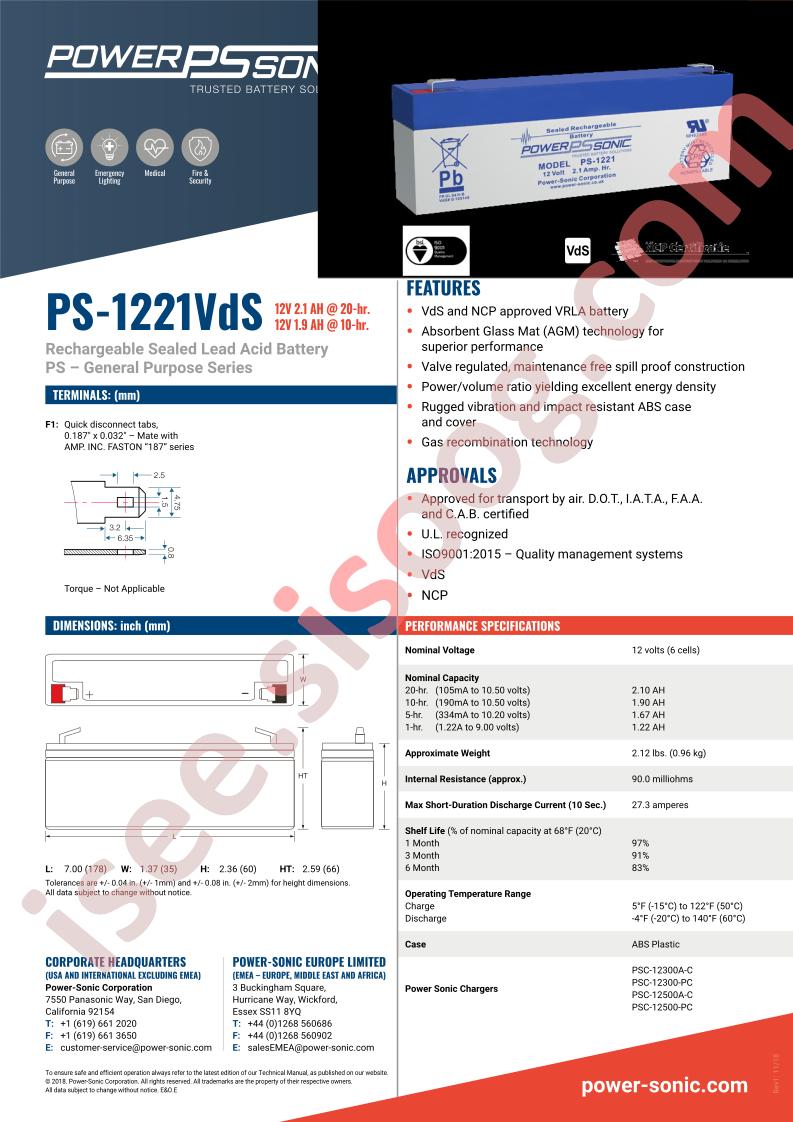 PS-1221VDS