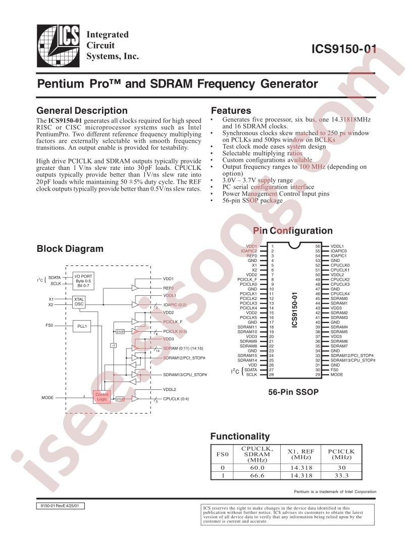 ICS9150F-01