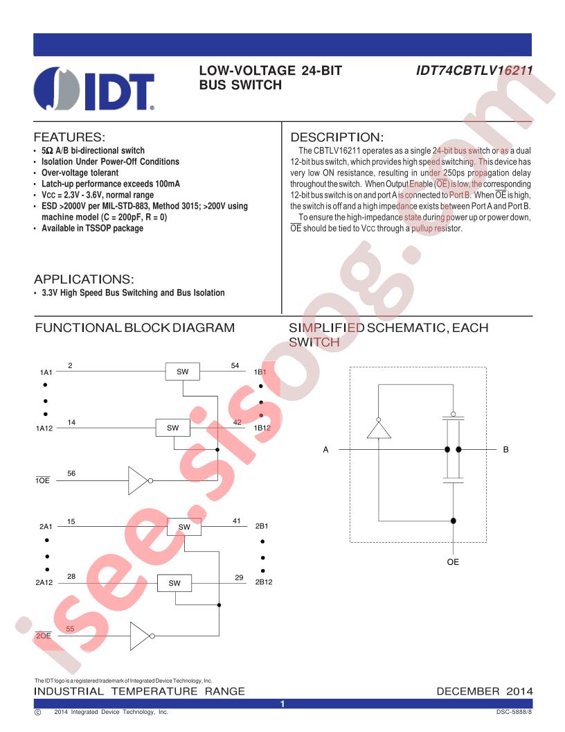 IDT74CBTLV16211_14