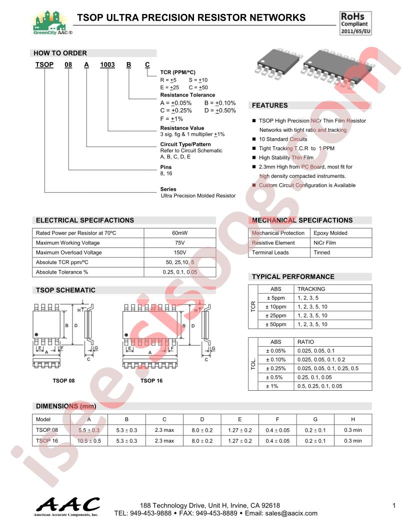 TSOP16A1003CR