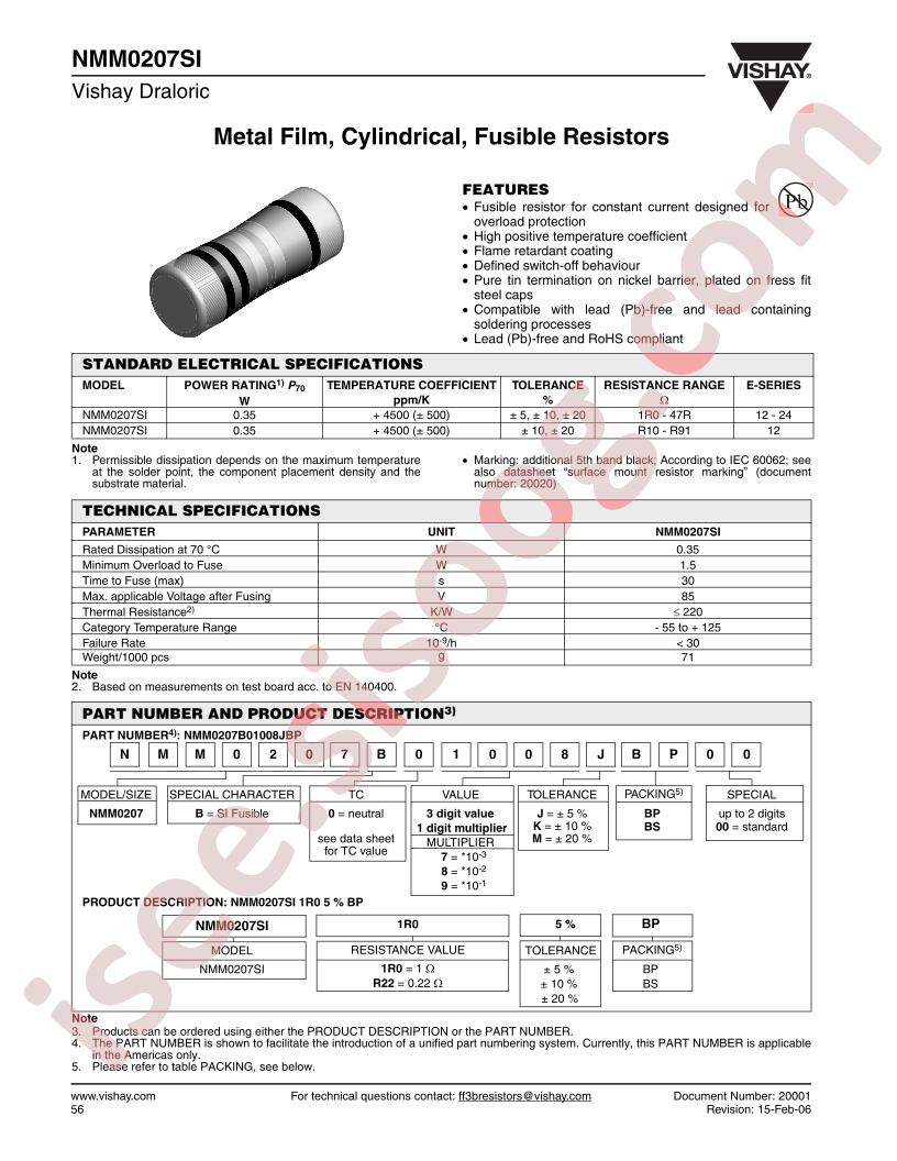 NMM0207B01009KBS00