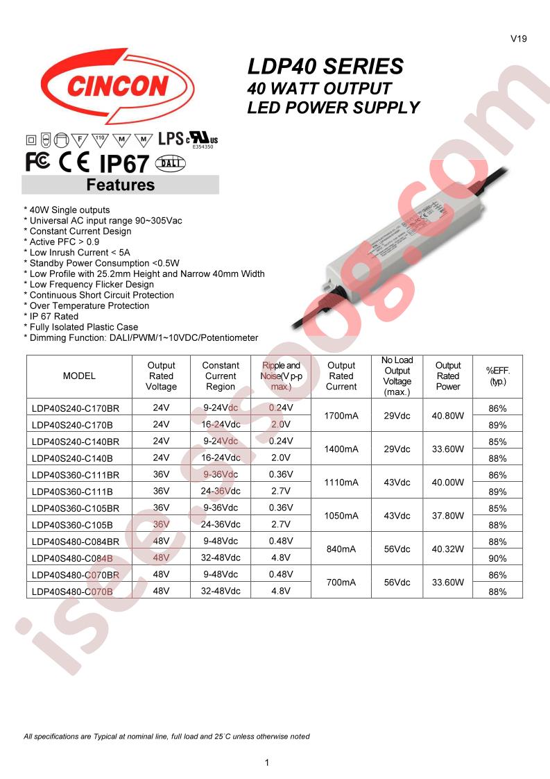LDP40S480-C084B