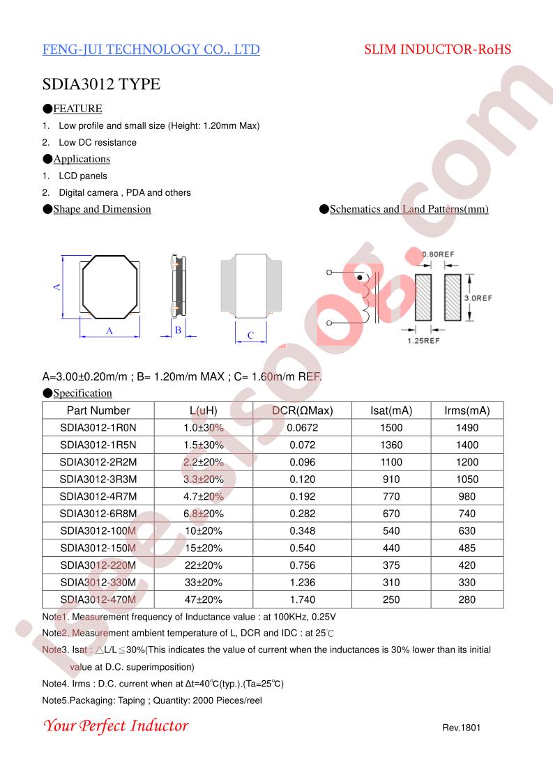 SDIA3012-100M