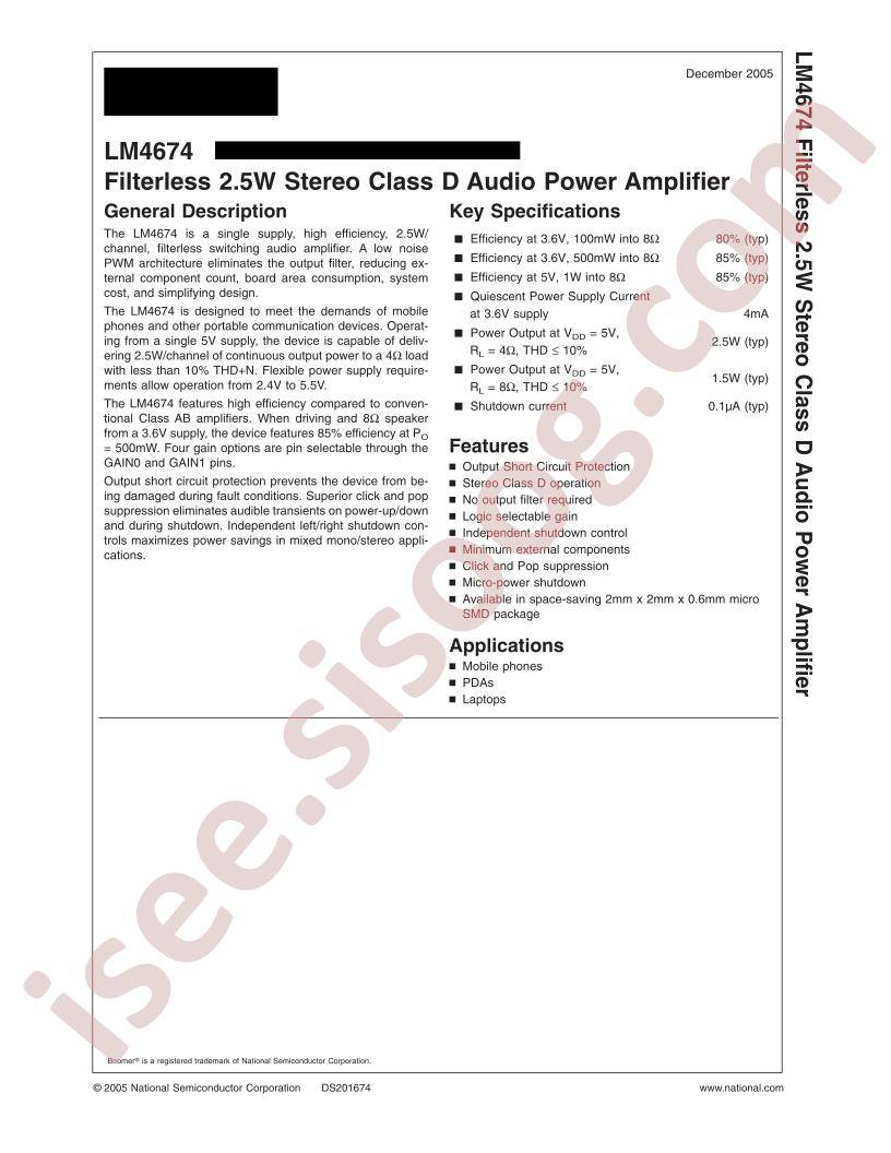 LM4674TL