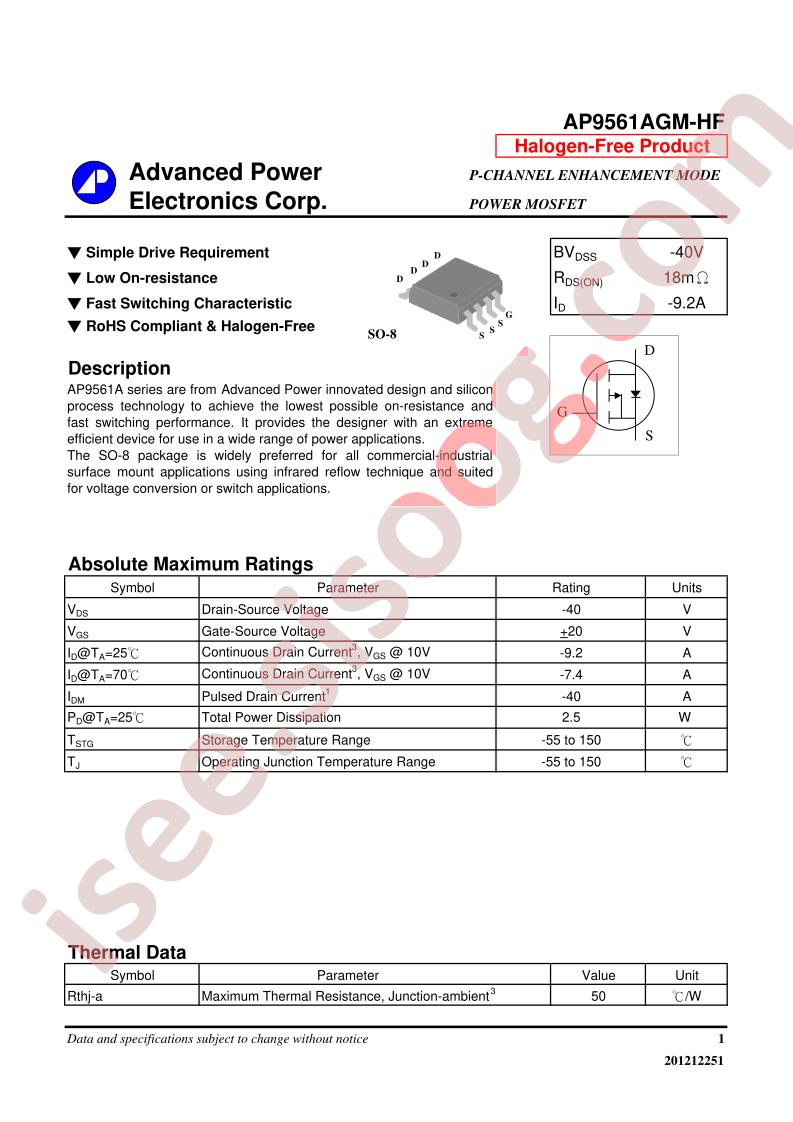 AP9561AGM-HF