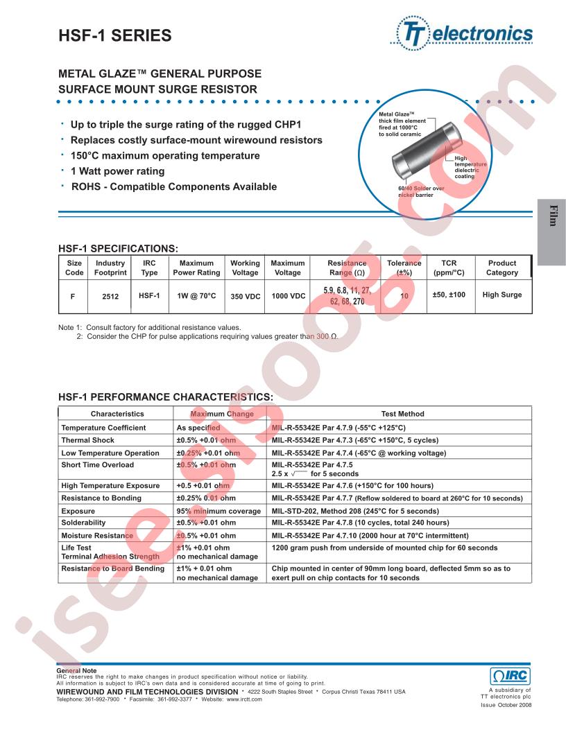 HSF-1-100-11R0-K-LF-13