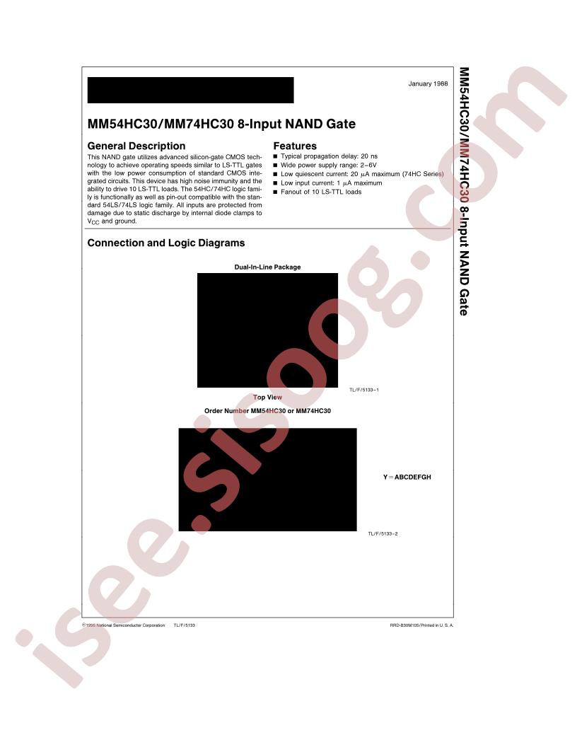 MM74HC30