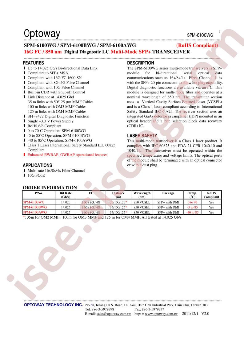 SPM-6100AWG