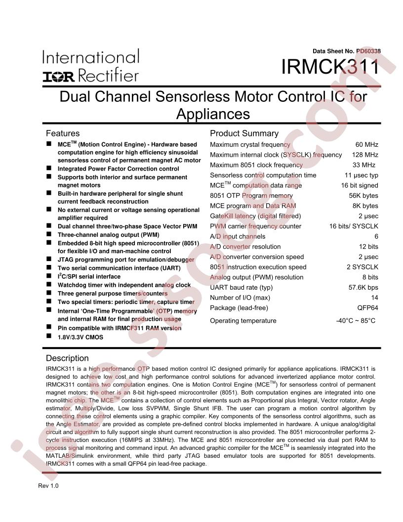 IRMCK311