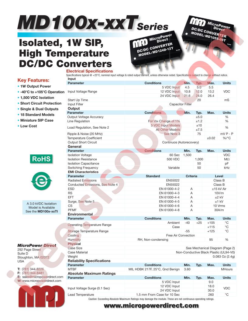 MD105D-05T