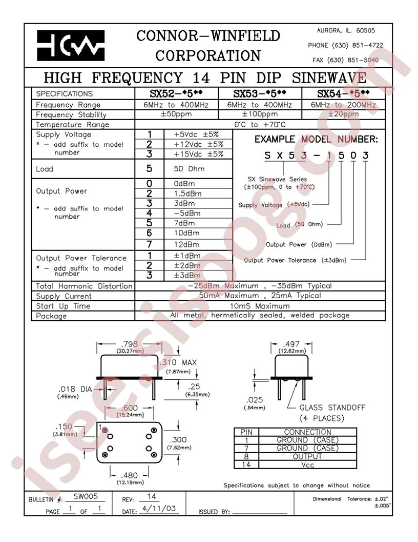 SX52-1501