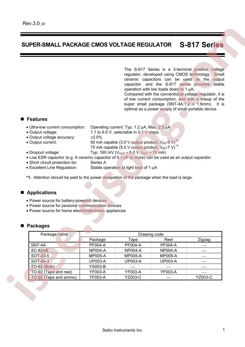 S-817B50AUA-CXN-T2