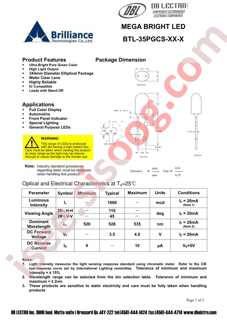 BTL-35PGCS-G8-N