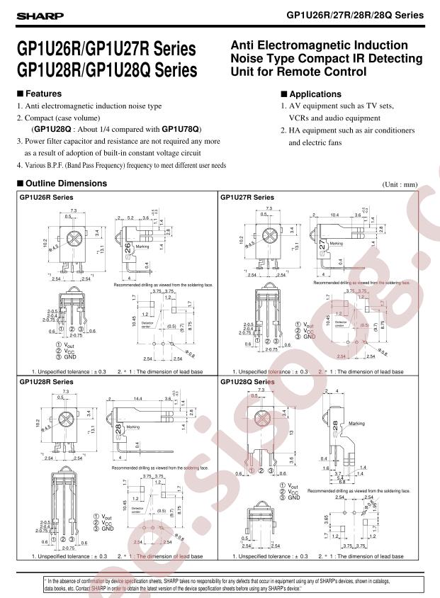 GP1U26R