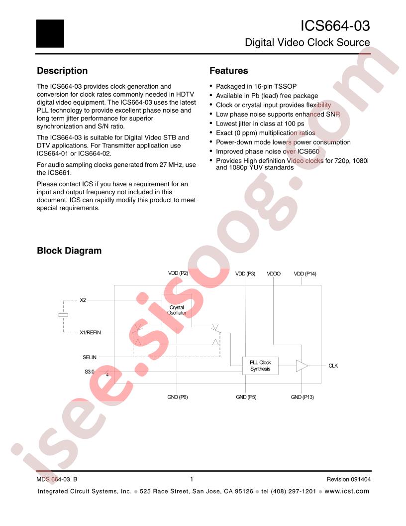 ICS664-03LFT