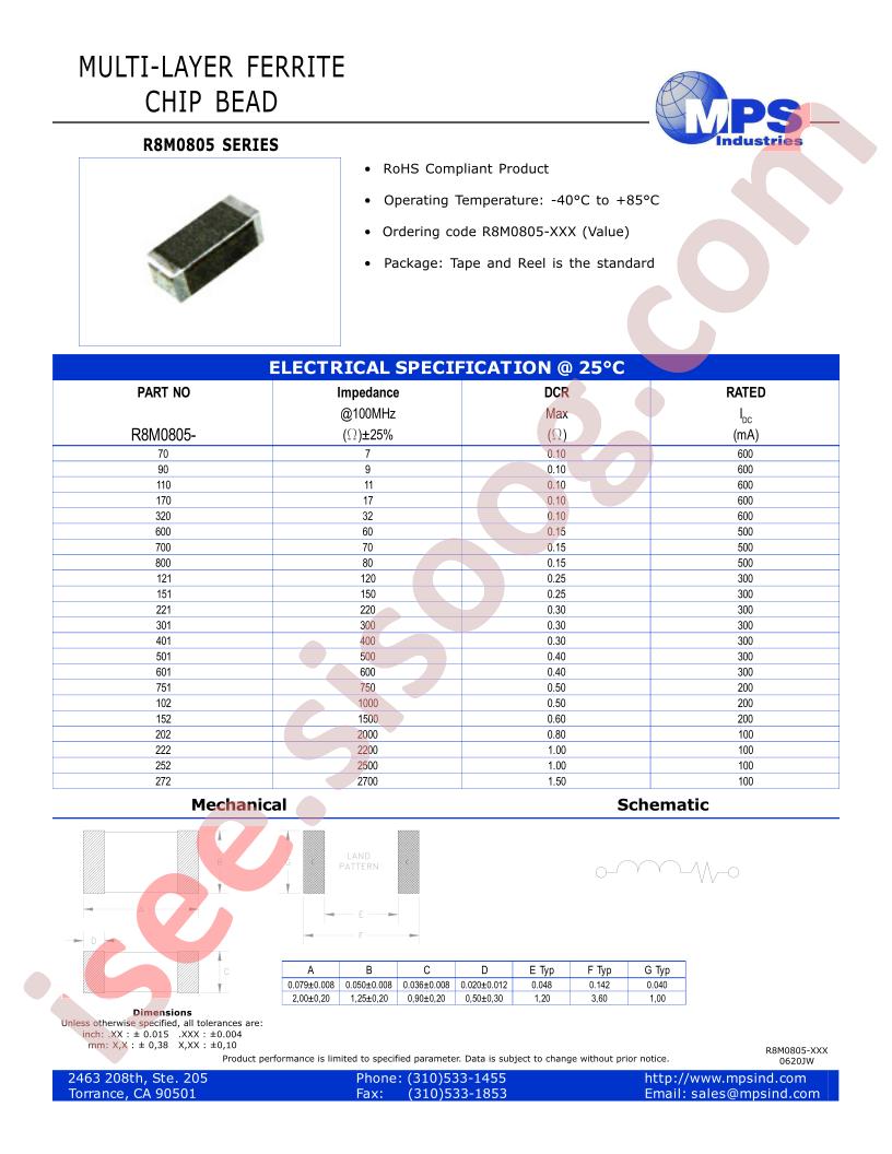 R8M0805-700