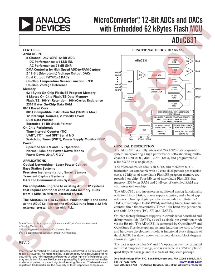 ADUC831BS