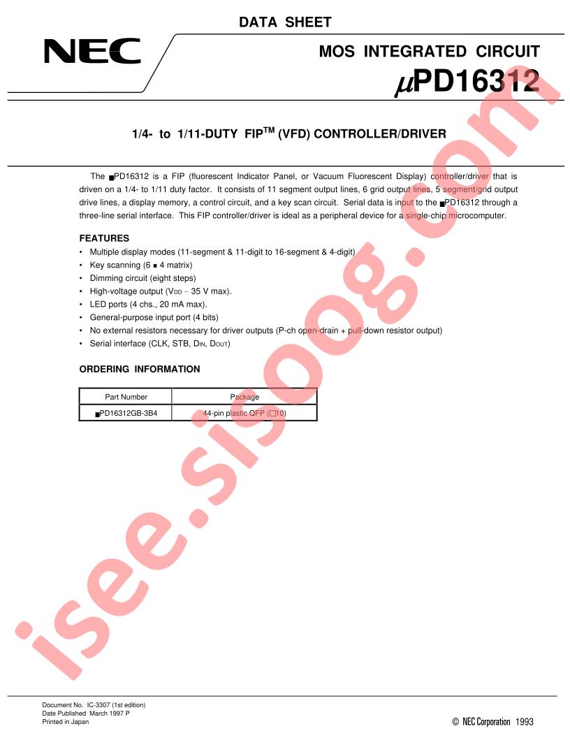 UPD16312GB-3B4