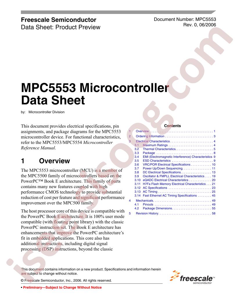 MPC5553AVF112