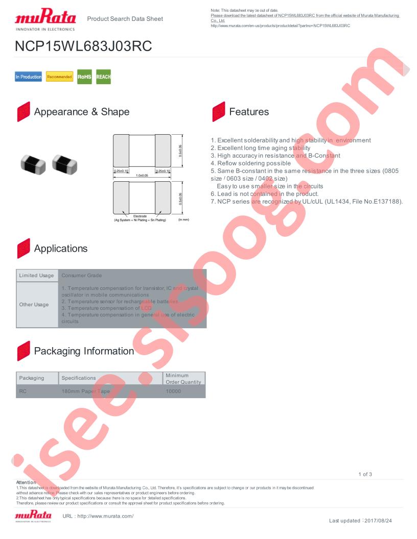 NCP15WL683J03RC