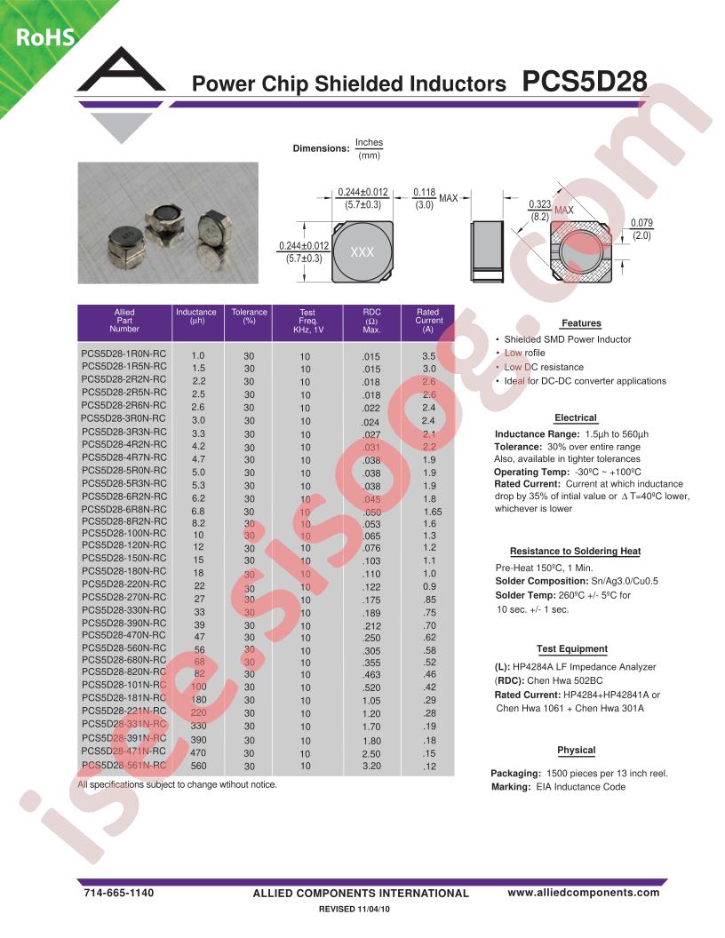 PCS5D28-330N-RC