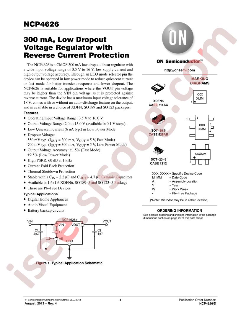 NCP4626DMX033TCG