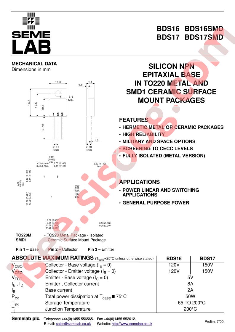 BDS17SMD