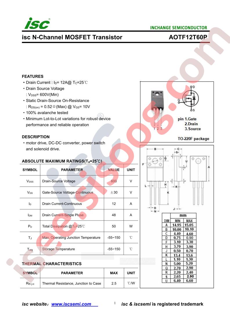 AOTF12T60P
