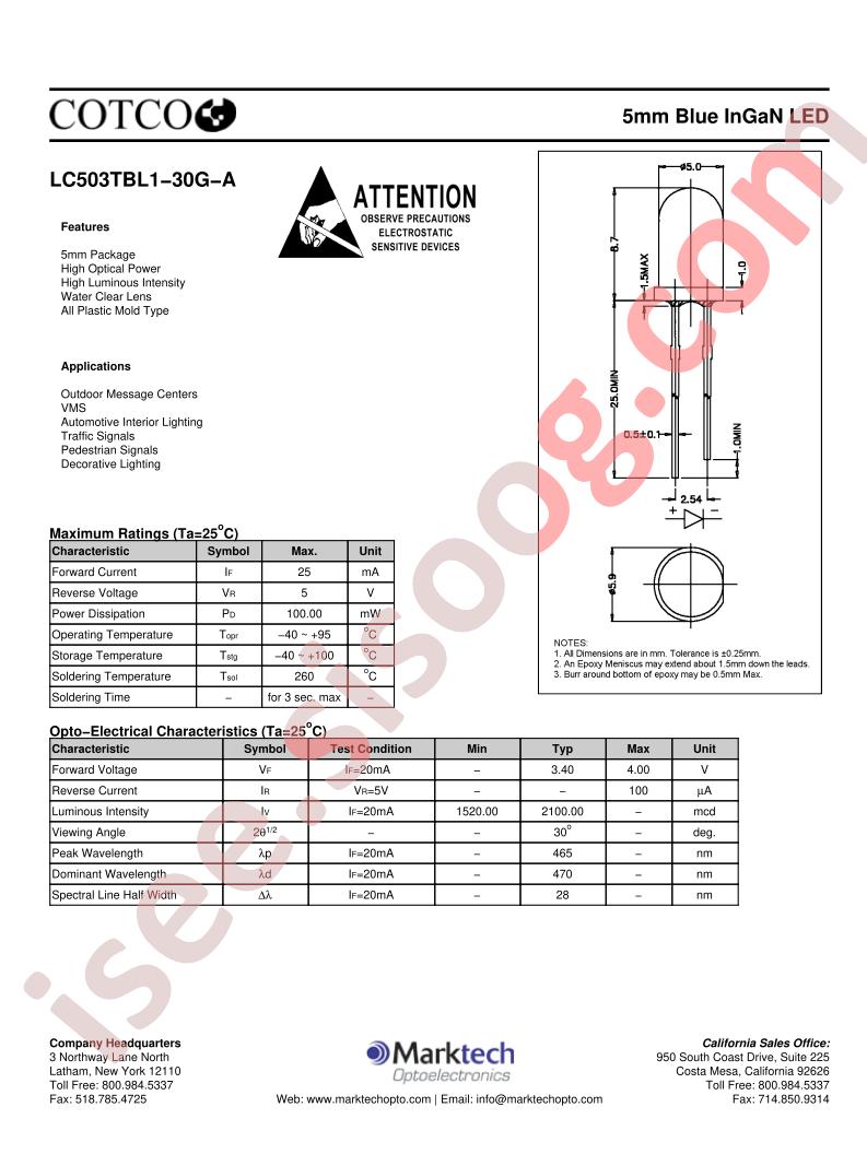 LC503TBL1-30G-A