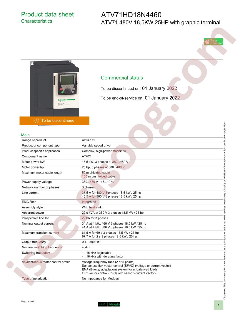 ATV71HD18N4460