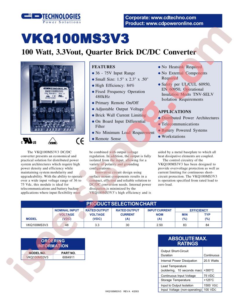 VKQ100MS3V3