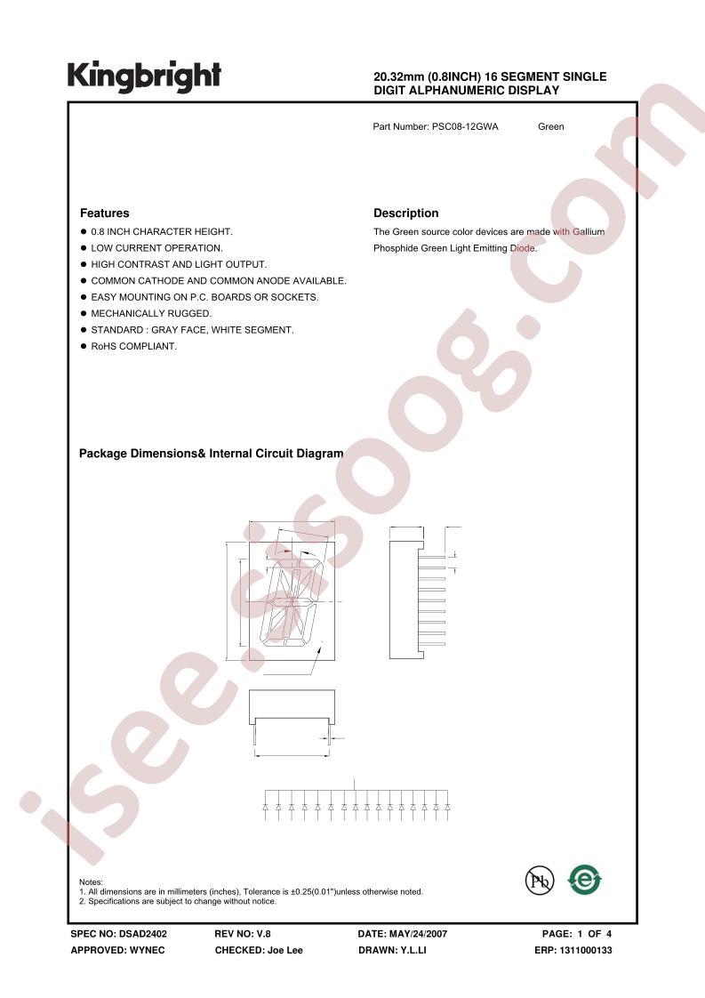 PSC08-12GWA