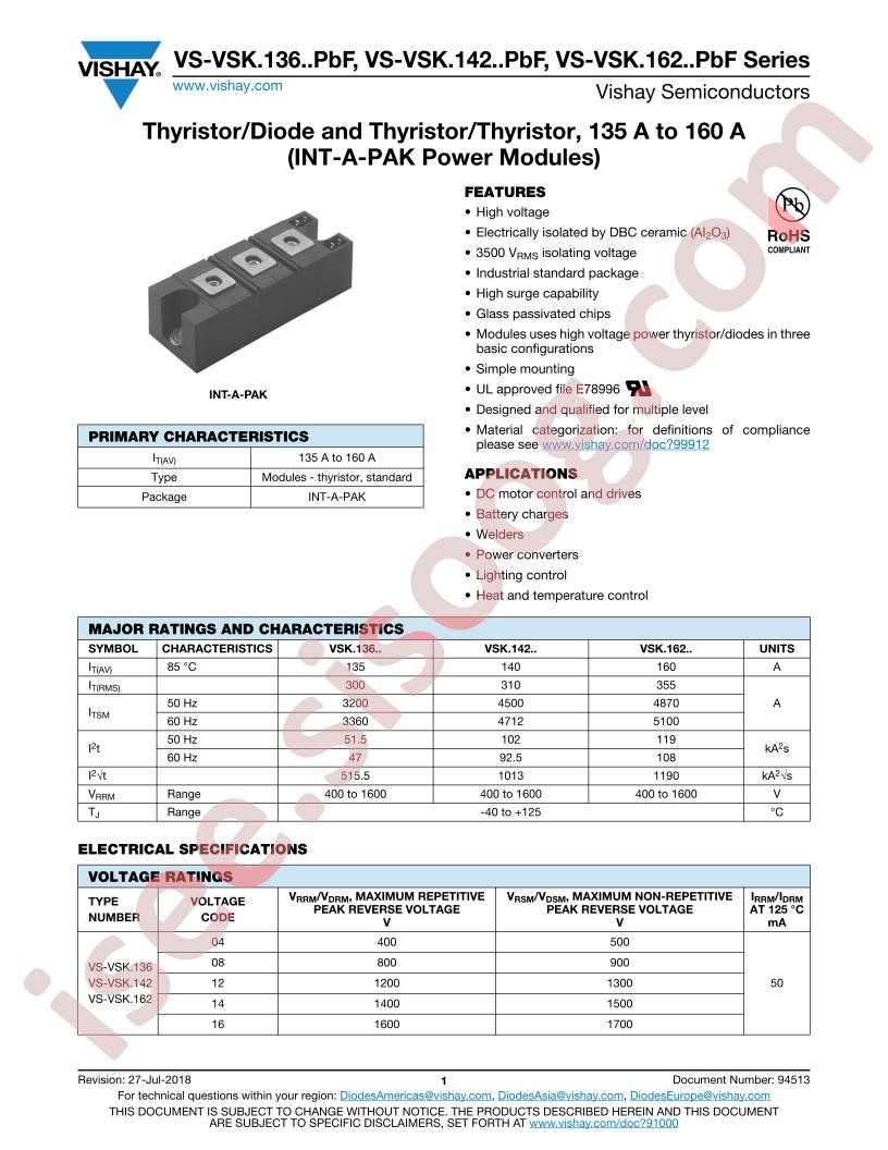 VS-VSK.142PBF