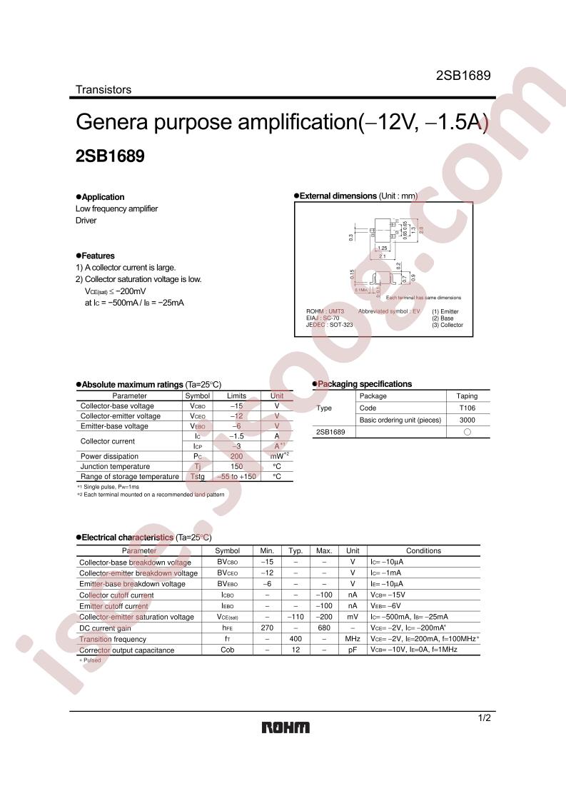 2SB1689
