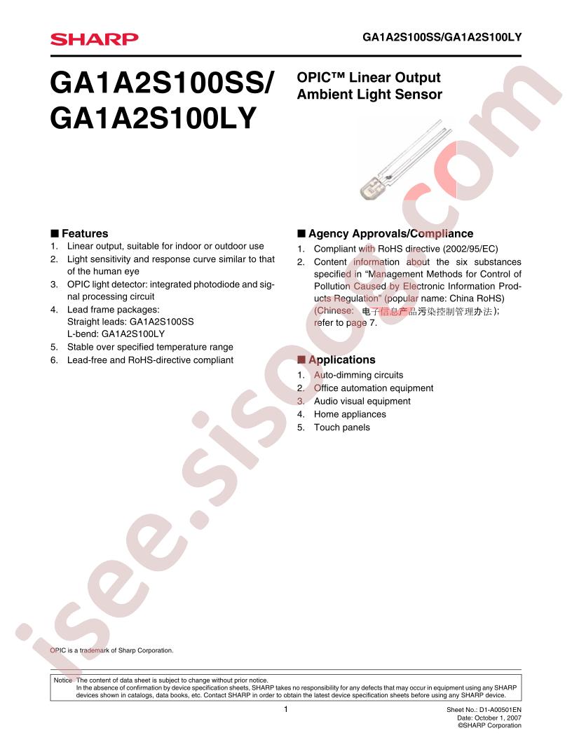 GA1A2S100SS