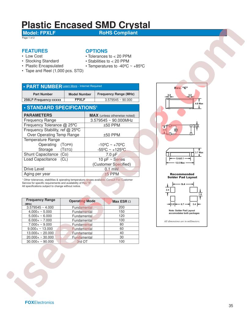 FPXLF115-20