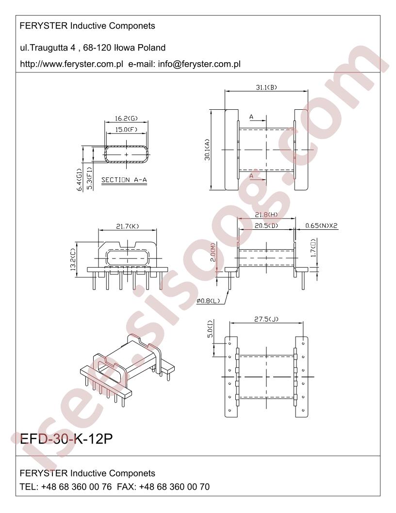 EFD-30-K-12P