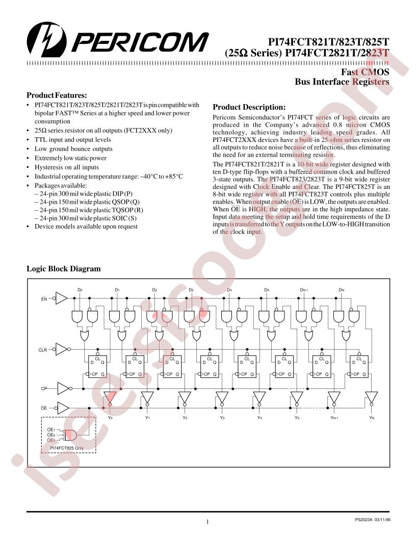 PI74FCT821T