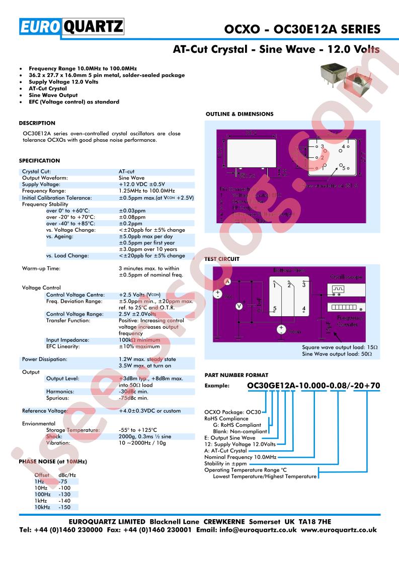 OC30E12A-10.000-0.08-20