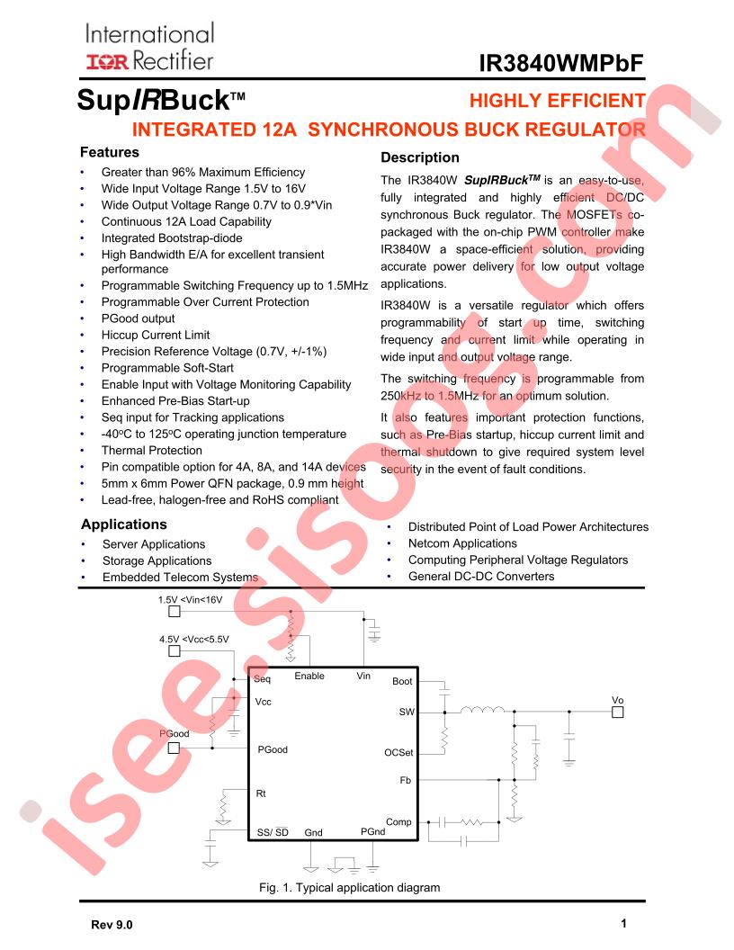 IR3840WMTR1PbF