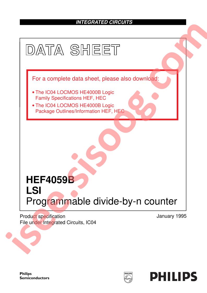 HEF4059BF
