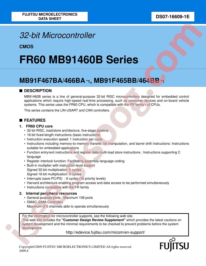 MB91F465BBPMC-GSE2