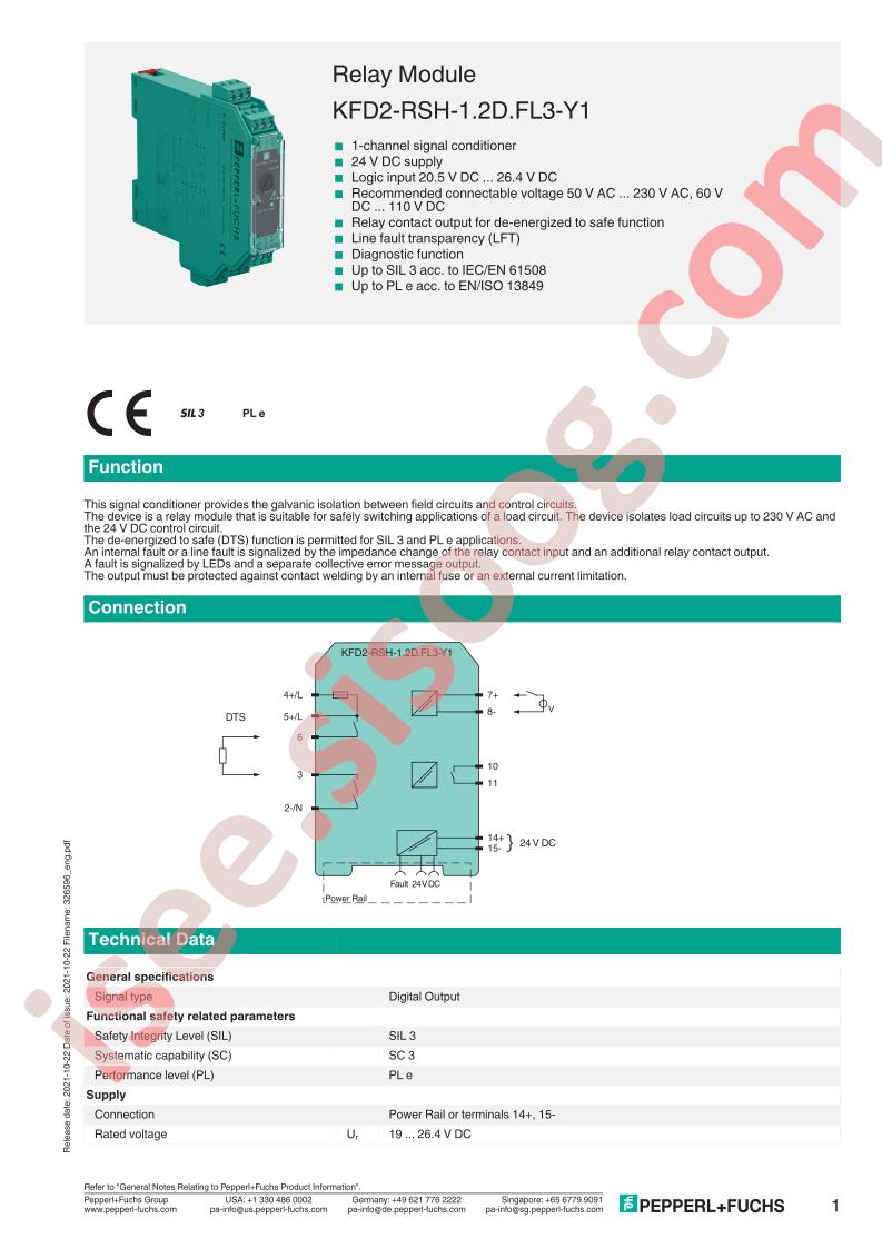 KFD2-RSH-1.2D.FL3-Y1