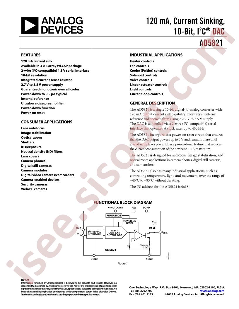 AD5821BCBZ-REEL1