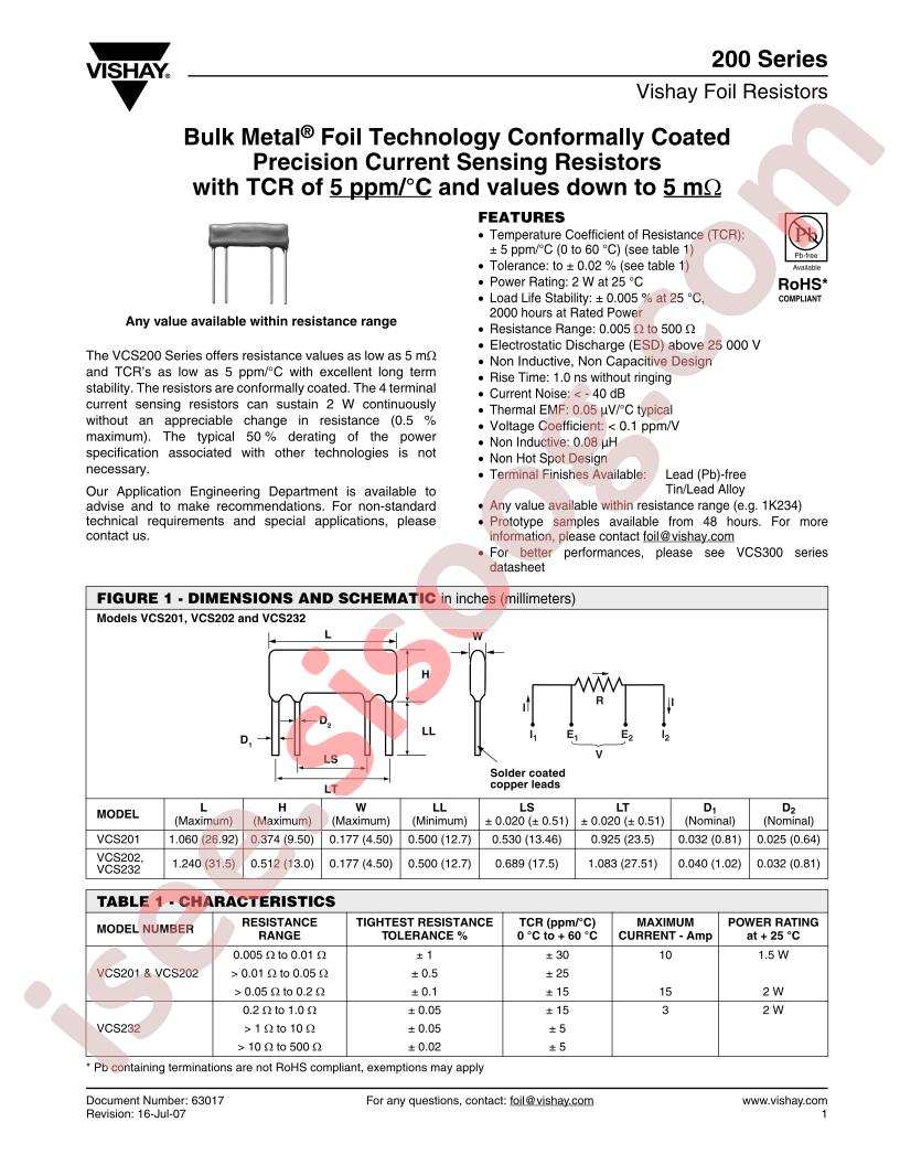 VC201T0R0050GB