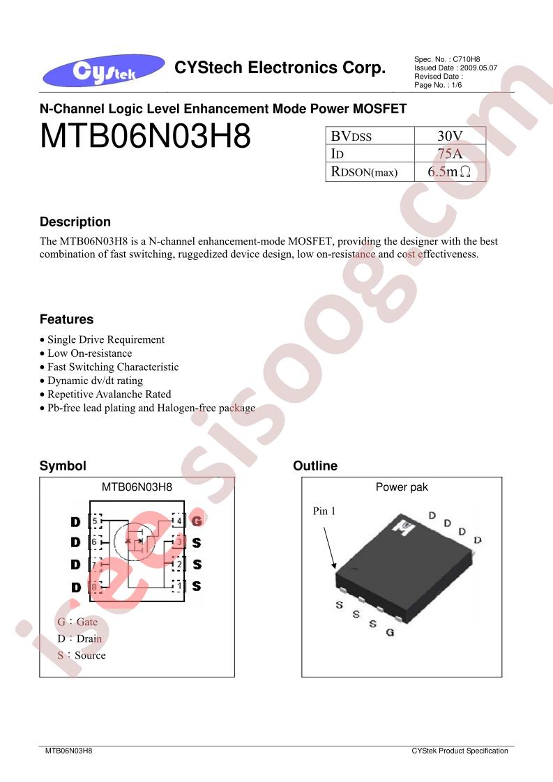 MTB06N03H8