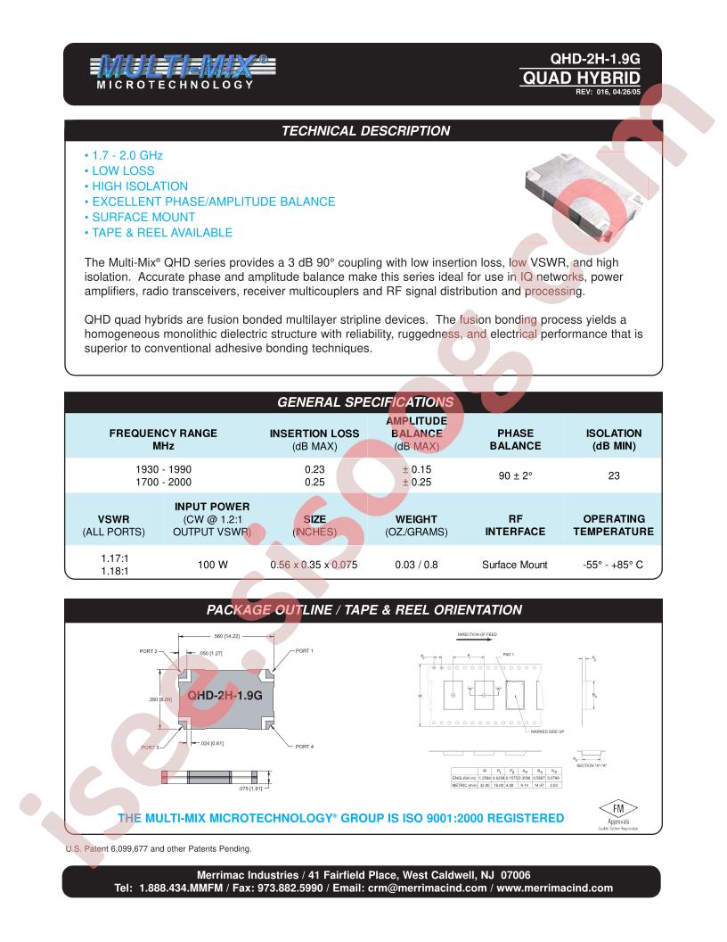 QHD-2H-1.9G