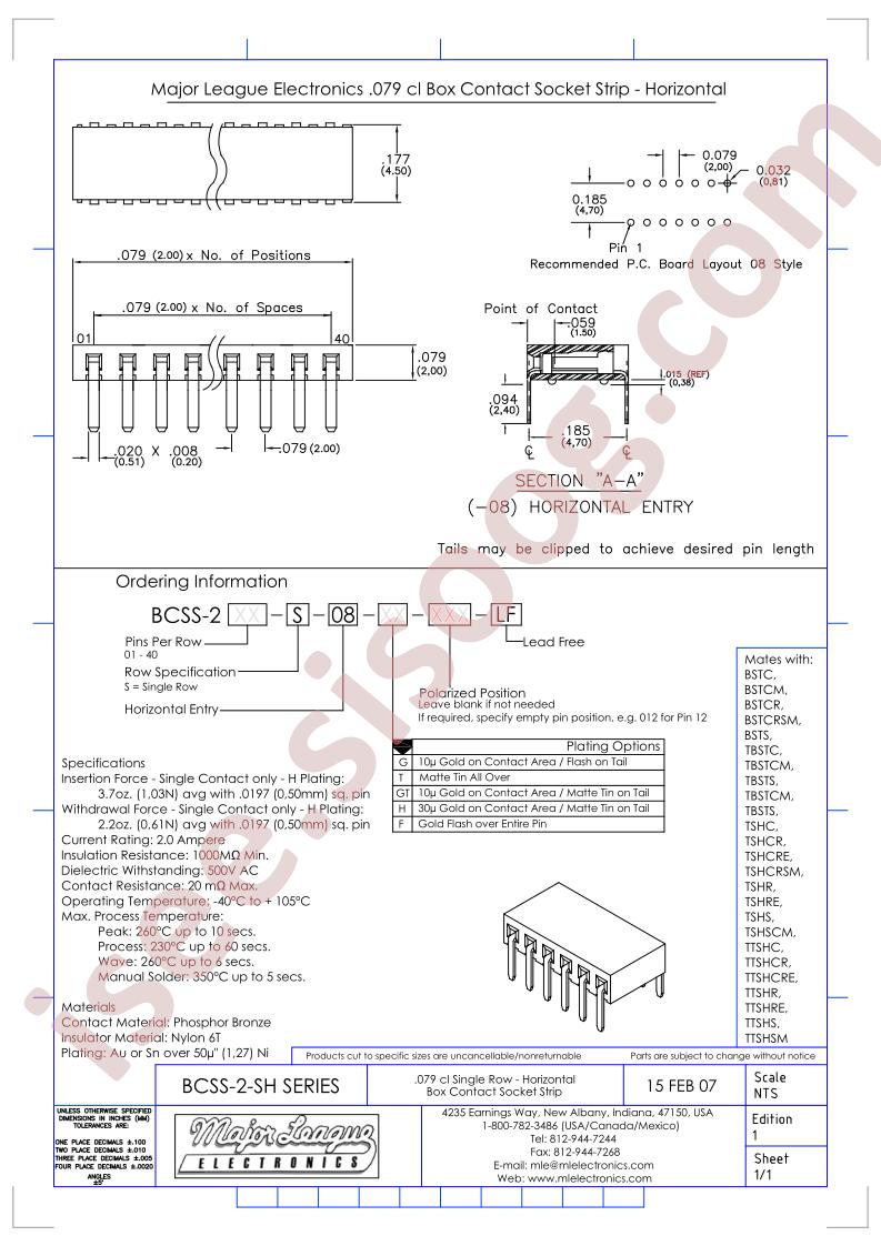 BCSS-235-S-08-T-LF