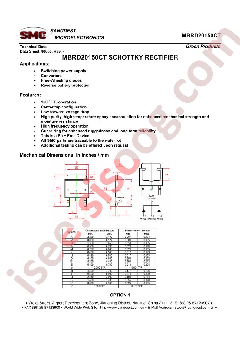 MBRD20150CT